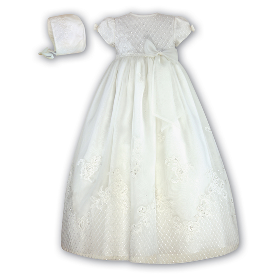 Sarah Louise Christening Robe & Bonnet - 171